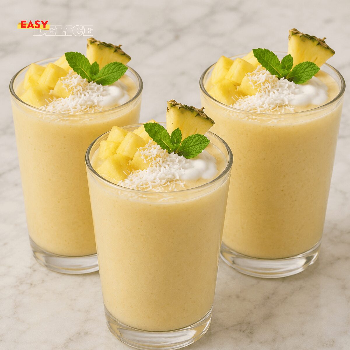 Smoothie Ananas Coco — Ultra Crémeux, Frais et Tropical !