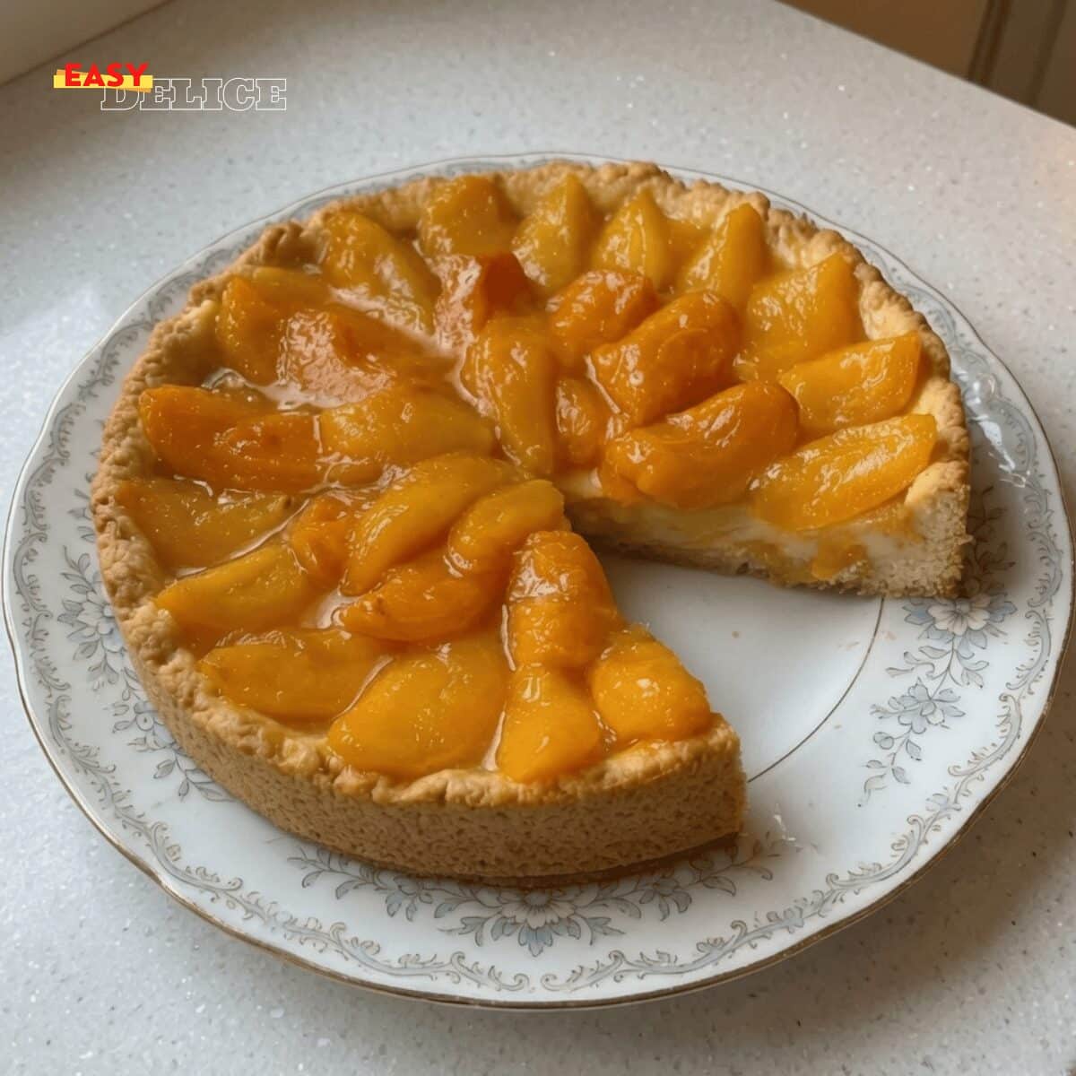 Tarte aux Abricots & Crème Pâtissière — Ultra Fondante et Irrésistible !