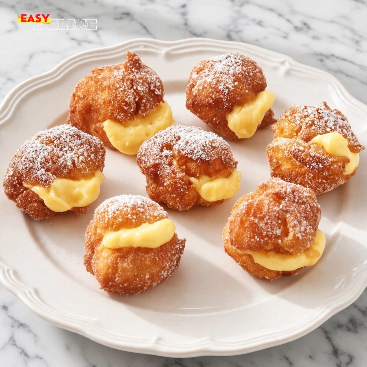 Beignets légers à la crème d’orange : recette facile et parfumée