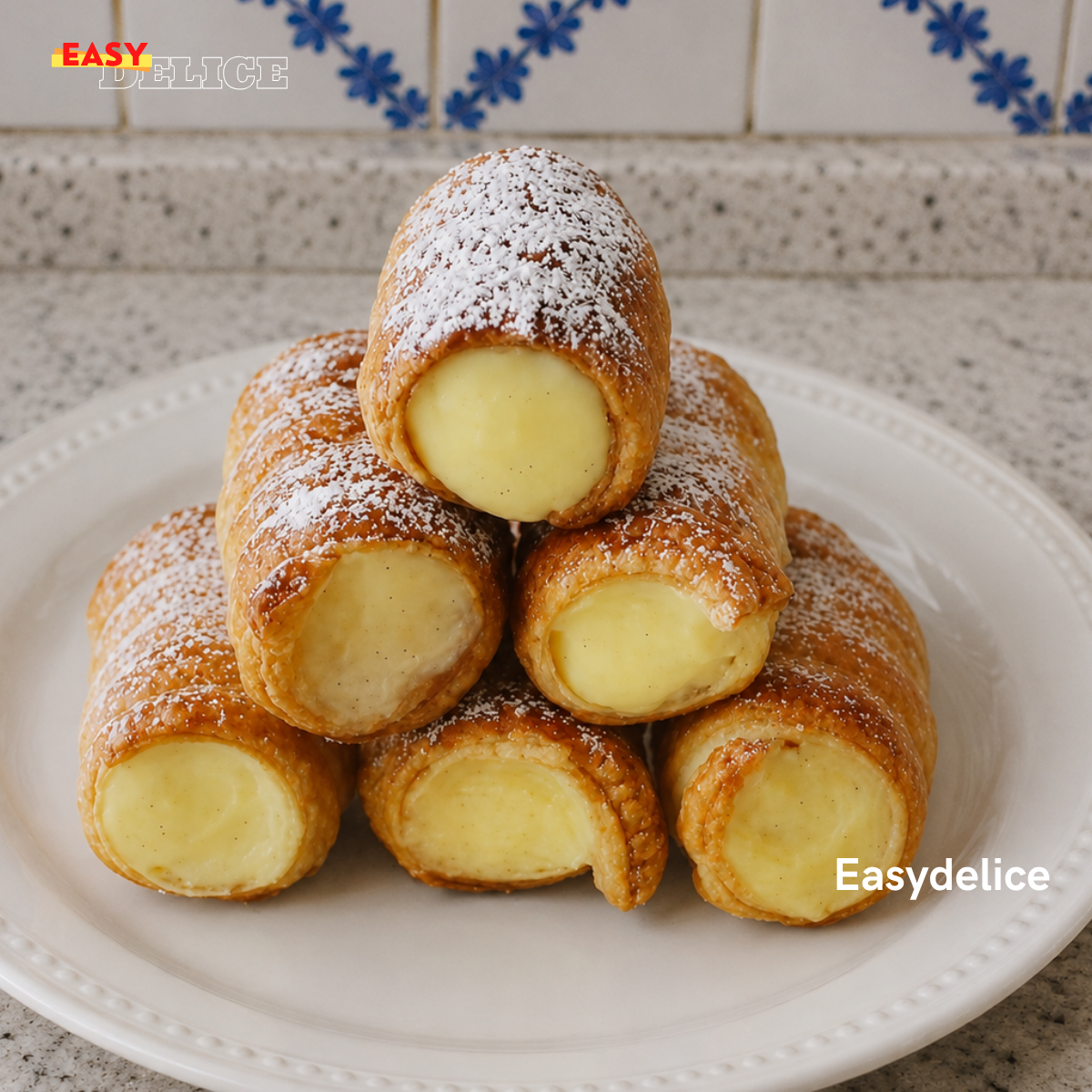 Cannelés de Pâte Feuilletée à la Crème Vanillée — Croustillants, Fondants et Gourmands