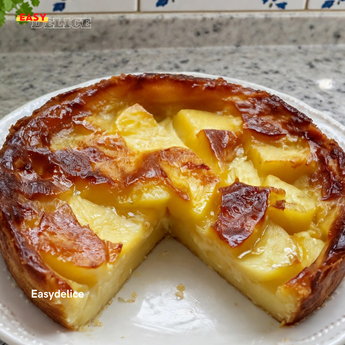 Clafoutis Express à la Pomme — Fondant, Moelleux & Familial
