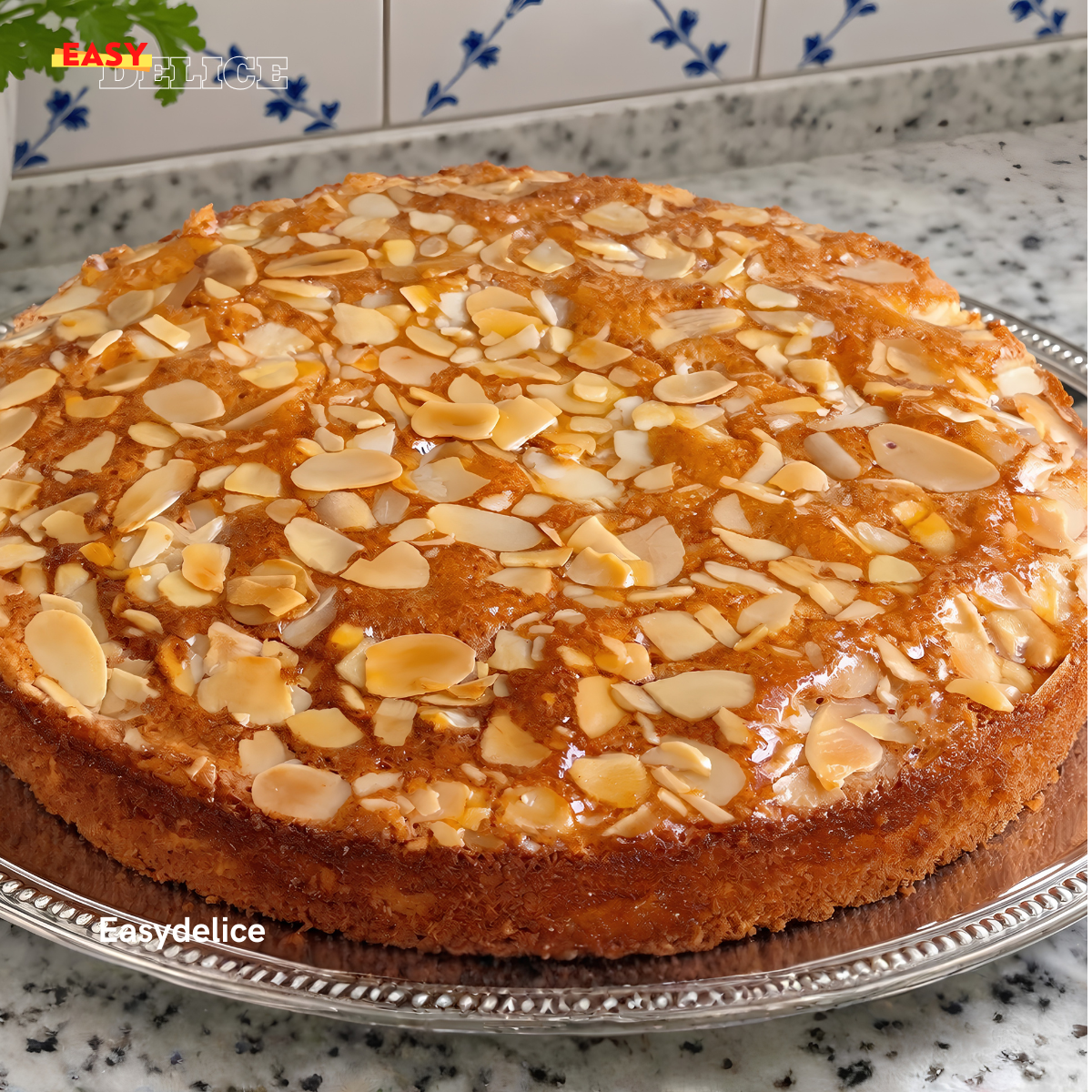 Gâteau Fondant aux Amandes & au Citron — Sans Gluten, Moelleux & Parfumé