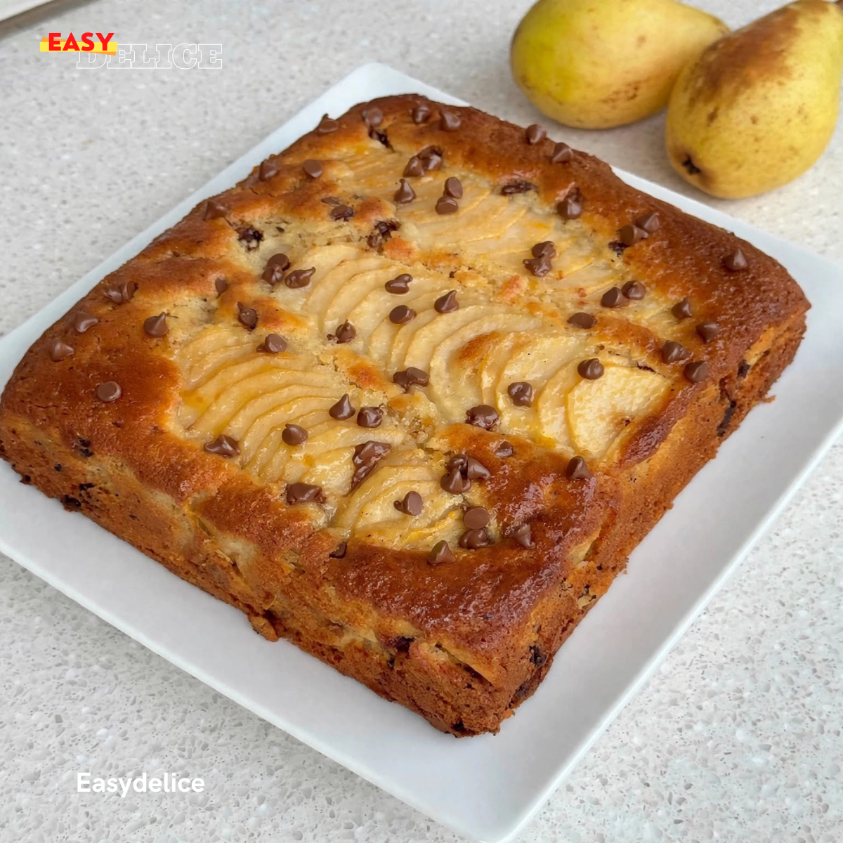 Moelleux Poire Chocolat — Fondant, Moelleux & Ultra Gourmand