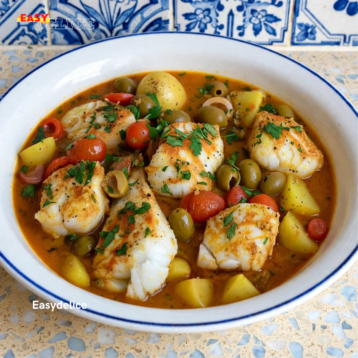 Tajine Parfumé à la Lotte, Safran & Curry — Mijoté, Parfumé & Gourmand