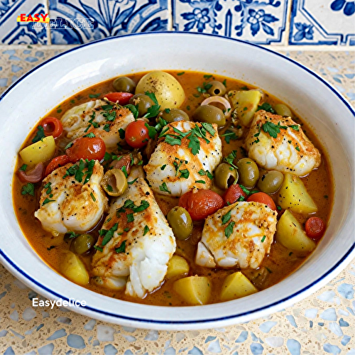 Tajine Parfumé à la Lotte, Safran & Curry — Mijoté, Parfumé & Gourmand