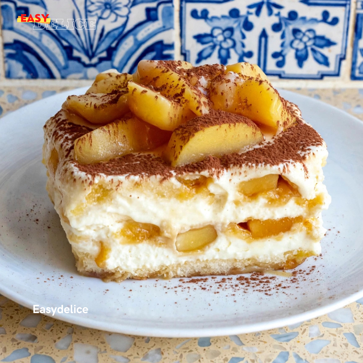 Tiramisu Pommes-Caramel — Ultra Gourmand, Crémeux & Facile