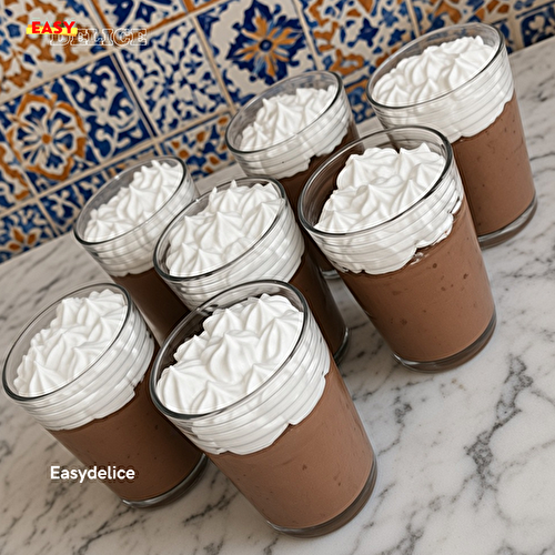 Yaourt Liégeois au Chocolat Maison