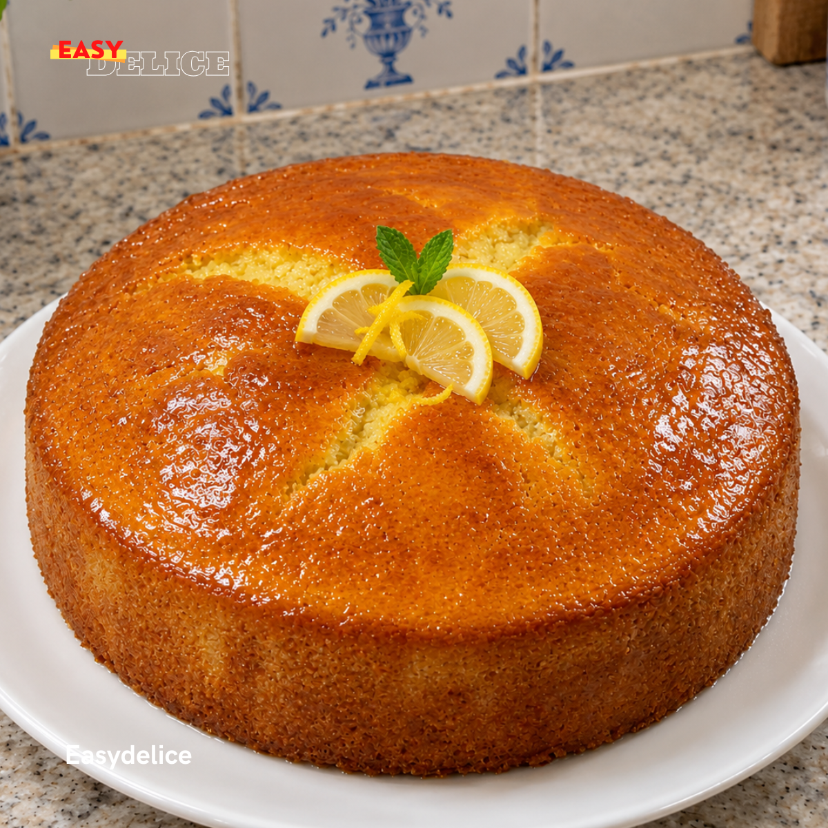Gâteau au Yaourt Citron — Ultra Moelleux, Léger et Intensément Parfumé