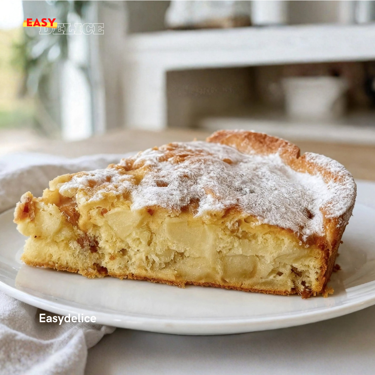 Gâteau Moelleux aux Pommes & Noix — Une Recette Familiale Gourmande