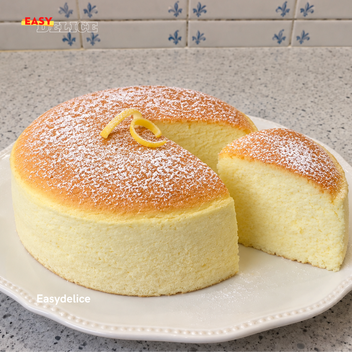 Gâteau Nuage au Yaourt Sans Farine