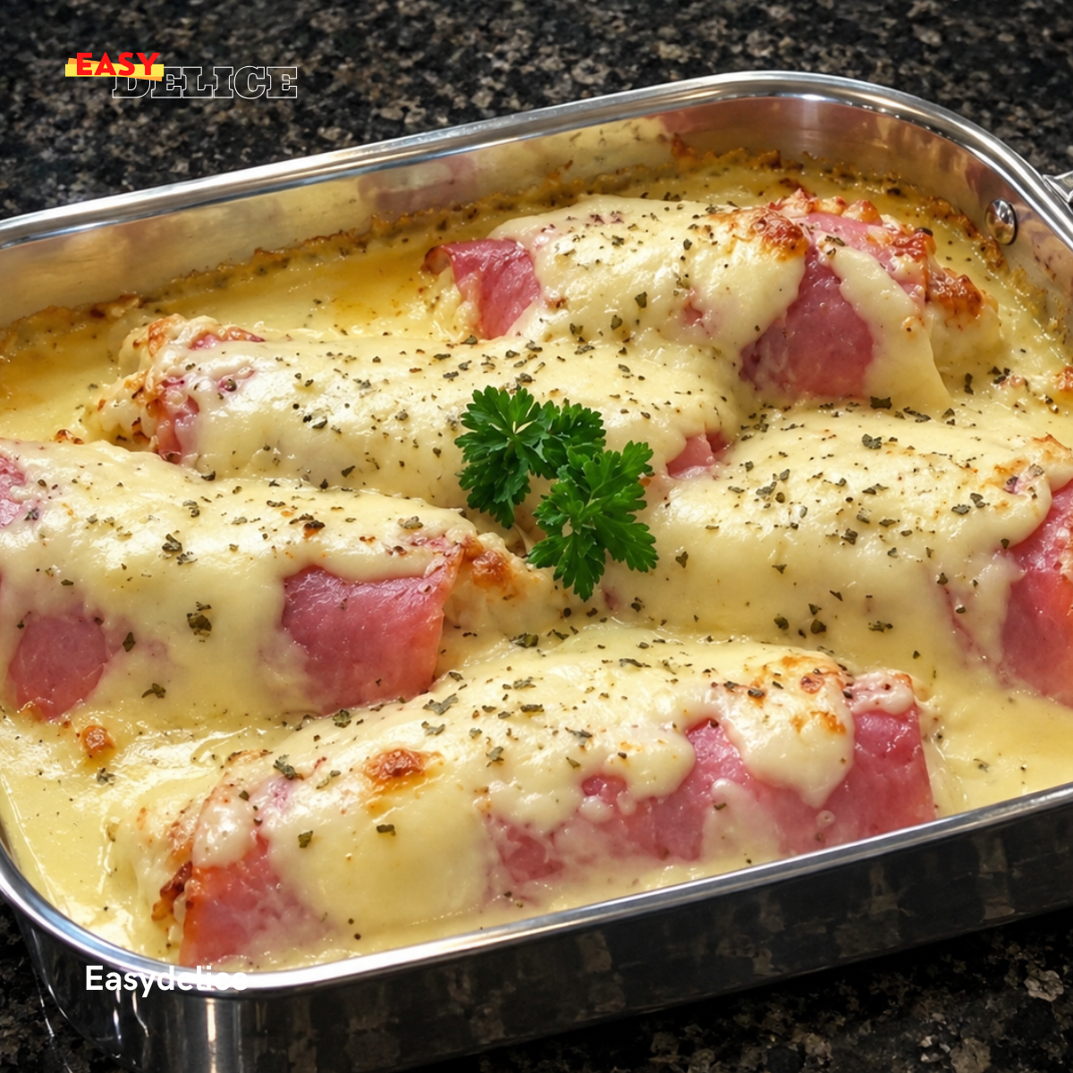 Gratin de Chou-Fleur au Jambon et à la Béchamel : Crémeux et Doré au Four
