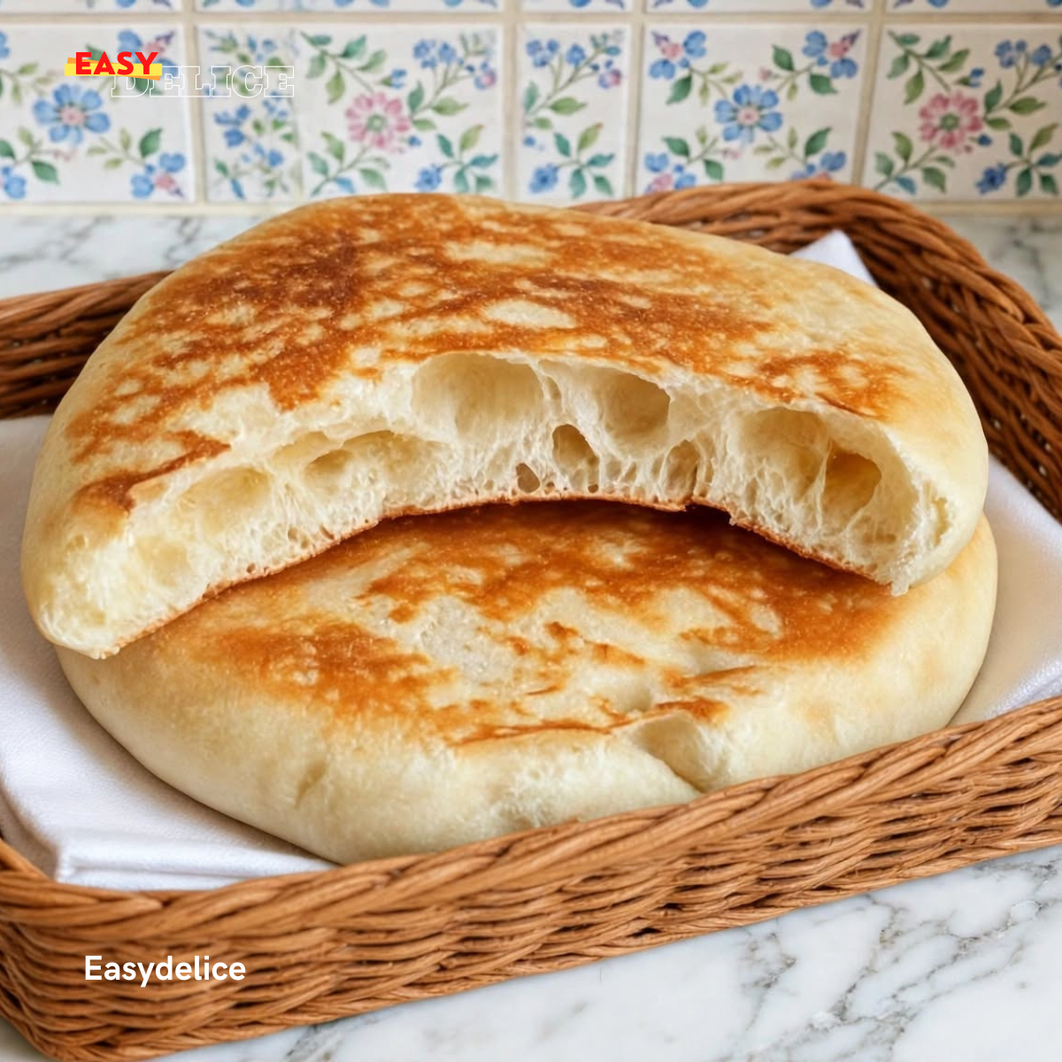 Pain Maison à la Poêle pour le Petit-Déjeuner — Moelleux, Doré & Sans Four