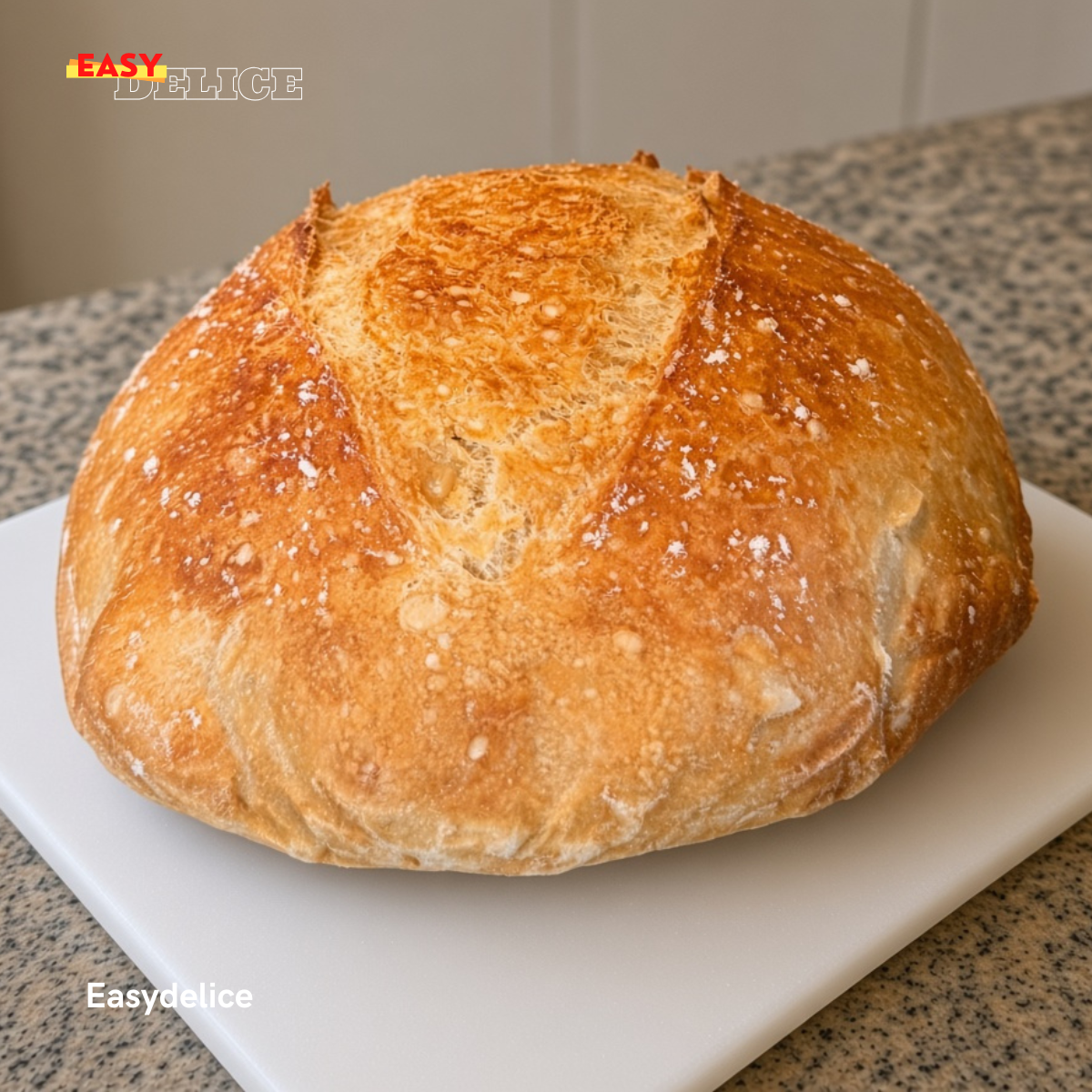 Pain Maison Rustique — Croûte Croustillante et Mie Moelleuse