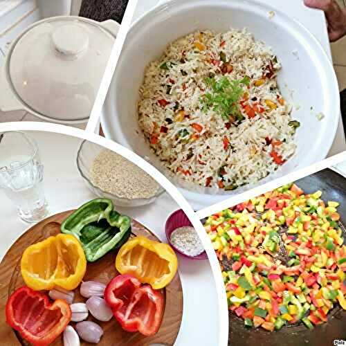 Riz Pilaf Arlequin : Festin Visuel et Gustatif