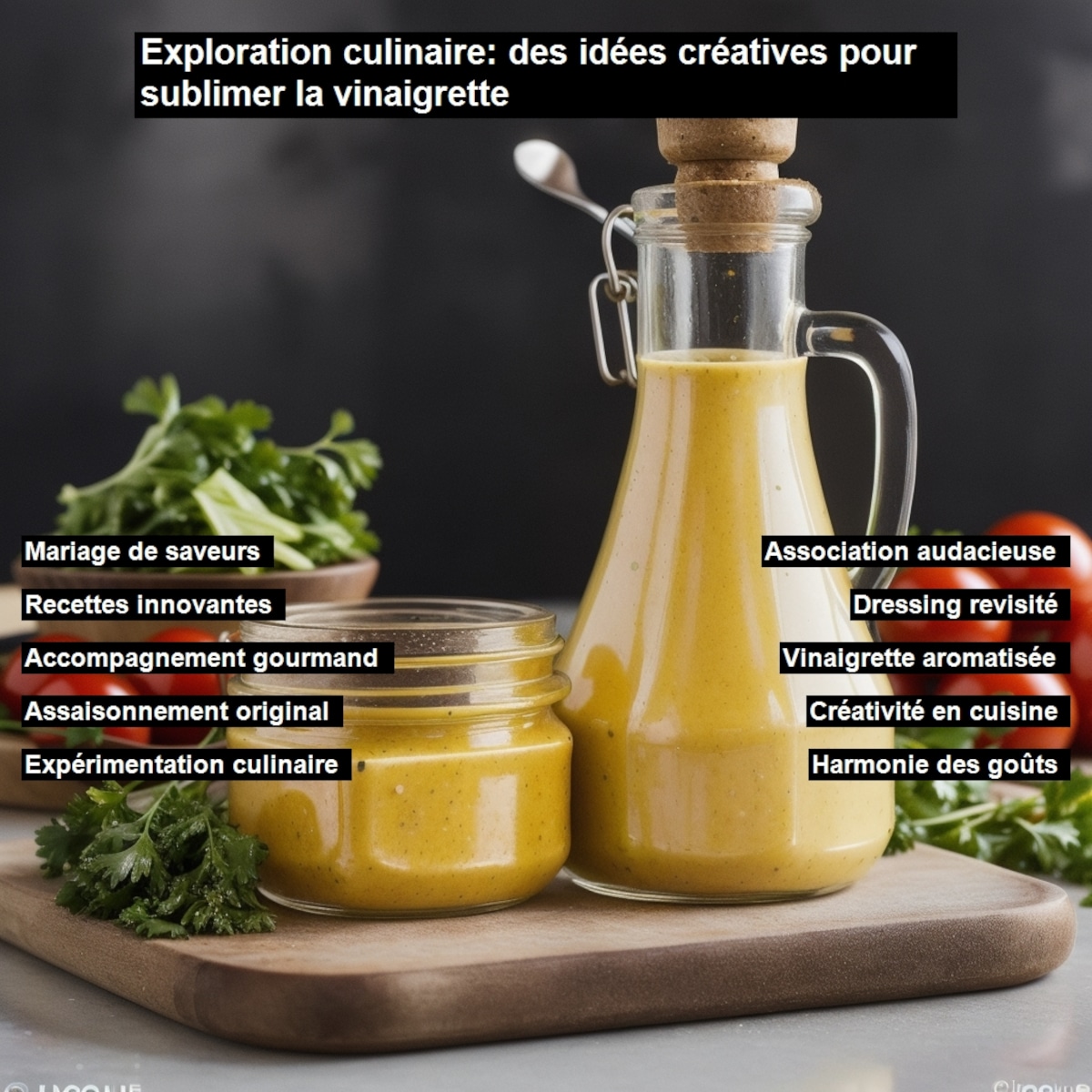 Idées créatives pour utiliser la vinaigrette autrement que sur les salades