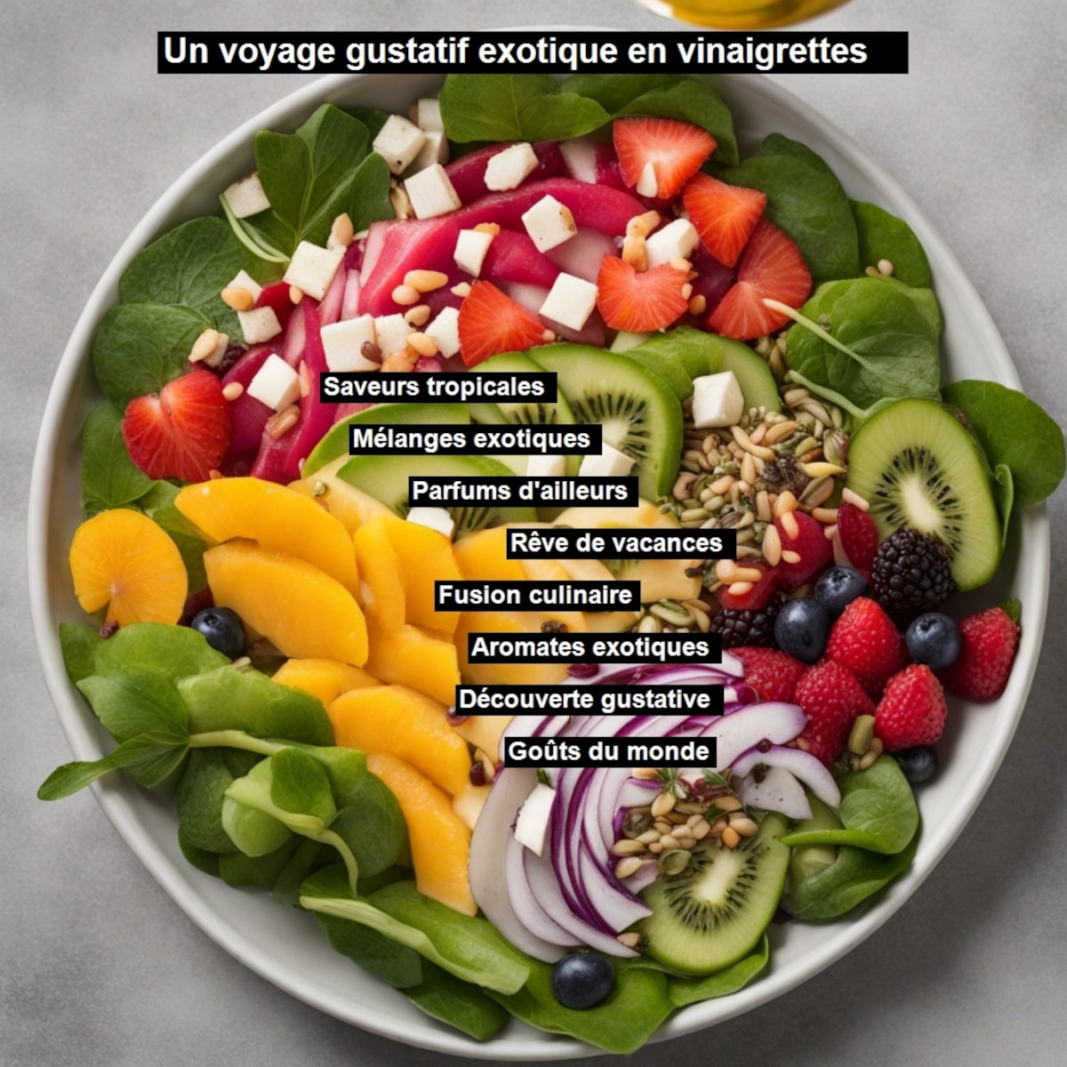 Recettes de vinaigrettes exotiques pour des salades originales