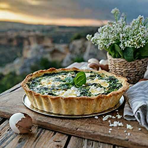 Quiche Végétarienne Épinards Feta : Recette Facile & Saine