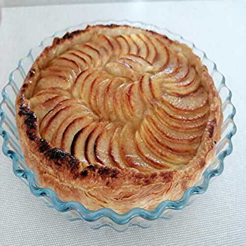 Tarte aux pommes pâte feuilletée facile à réaliser!