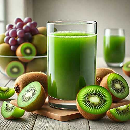 Jus de kiwi et de raisin : Vitalité et bien-être