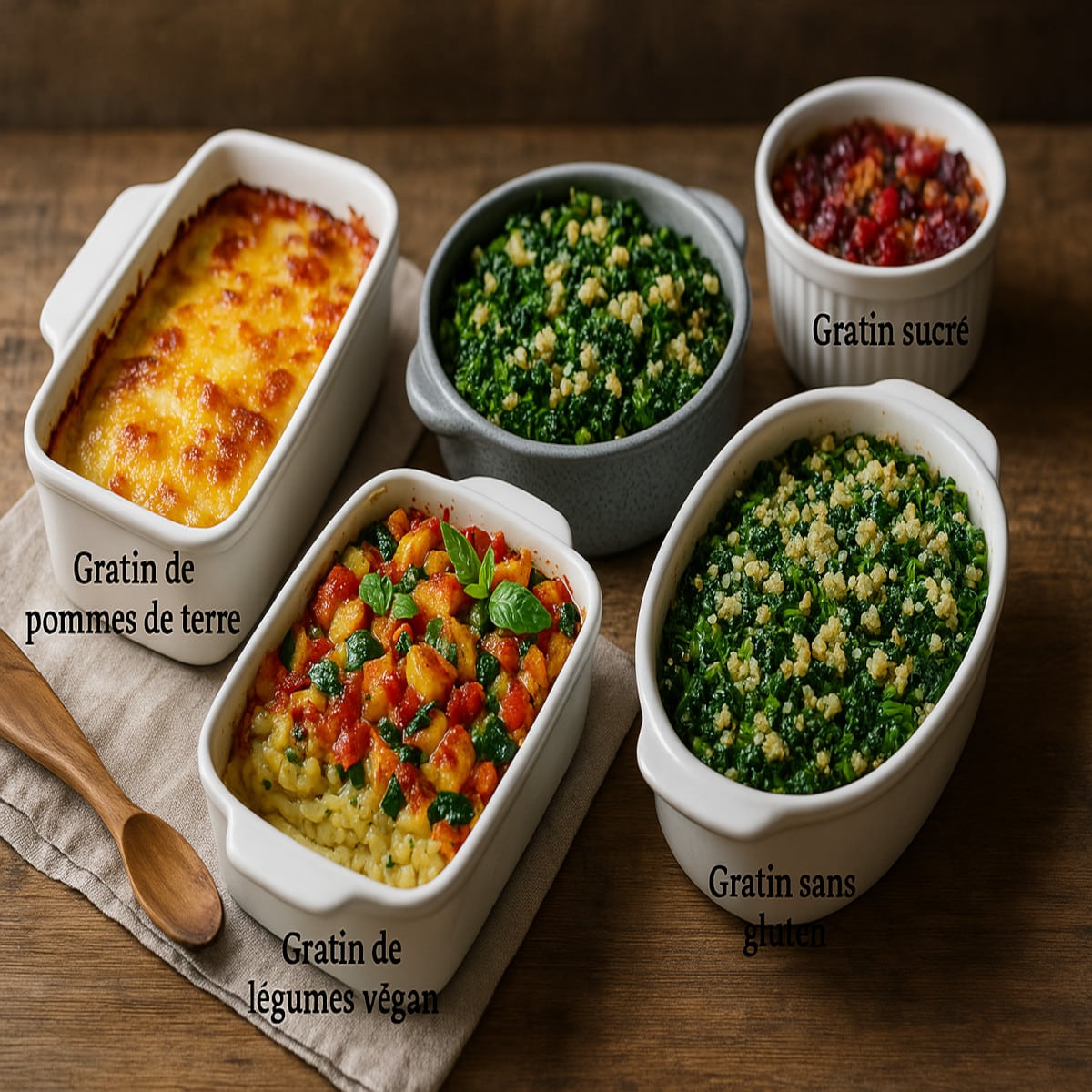 Variations et innovations autour des gratins - 4 idées tendance