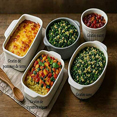 Variations et innovations autour des gratins - 4 idées tendance