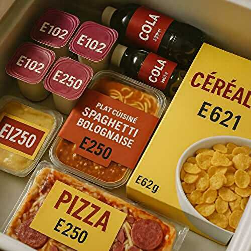 Les additifs alimentaires - ce que cache l'Industrie