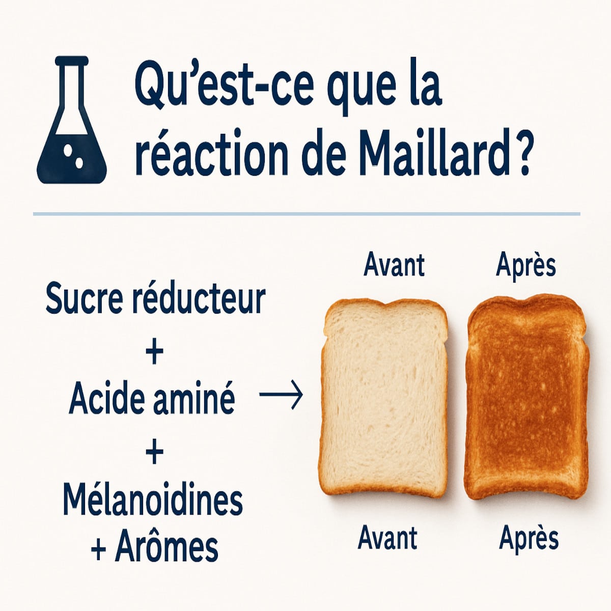 Qu'est-ce que la réaction de Maillard en cuisine ?