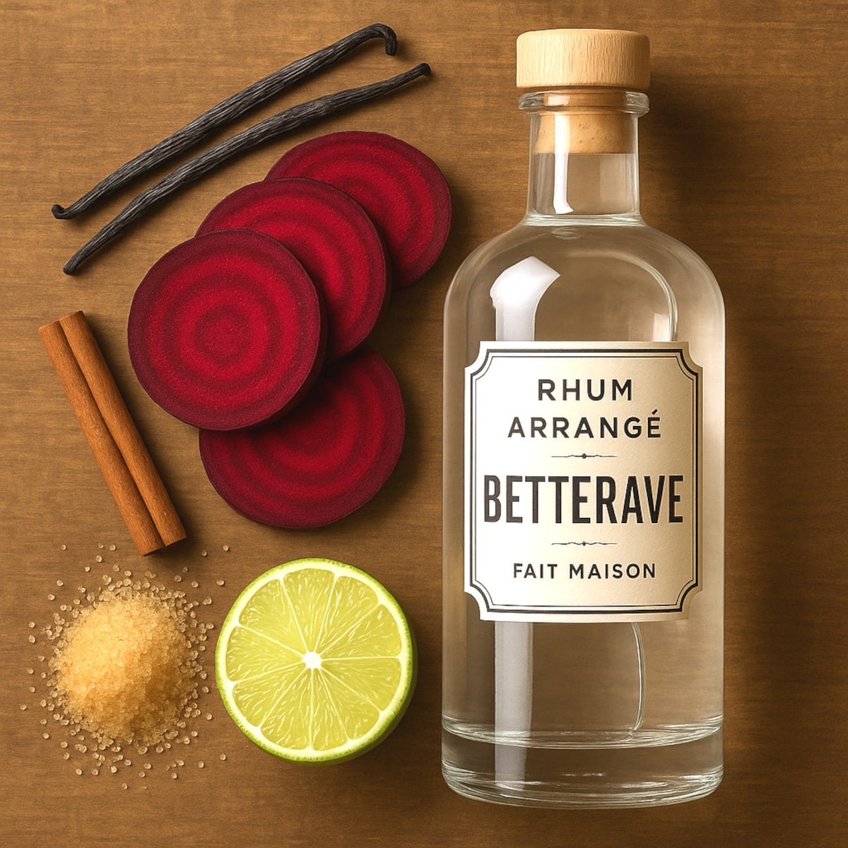Rhum arrangé betterave : prêt en 10 min, twist bluffant