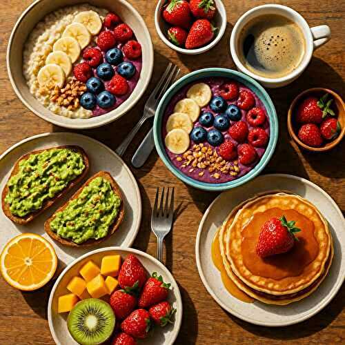 Petit-déjeuner végétarien : 20 idées saines et gourmandes