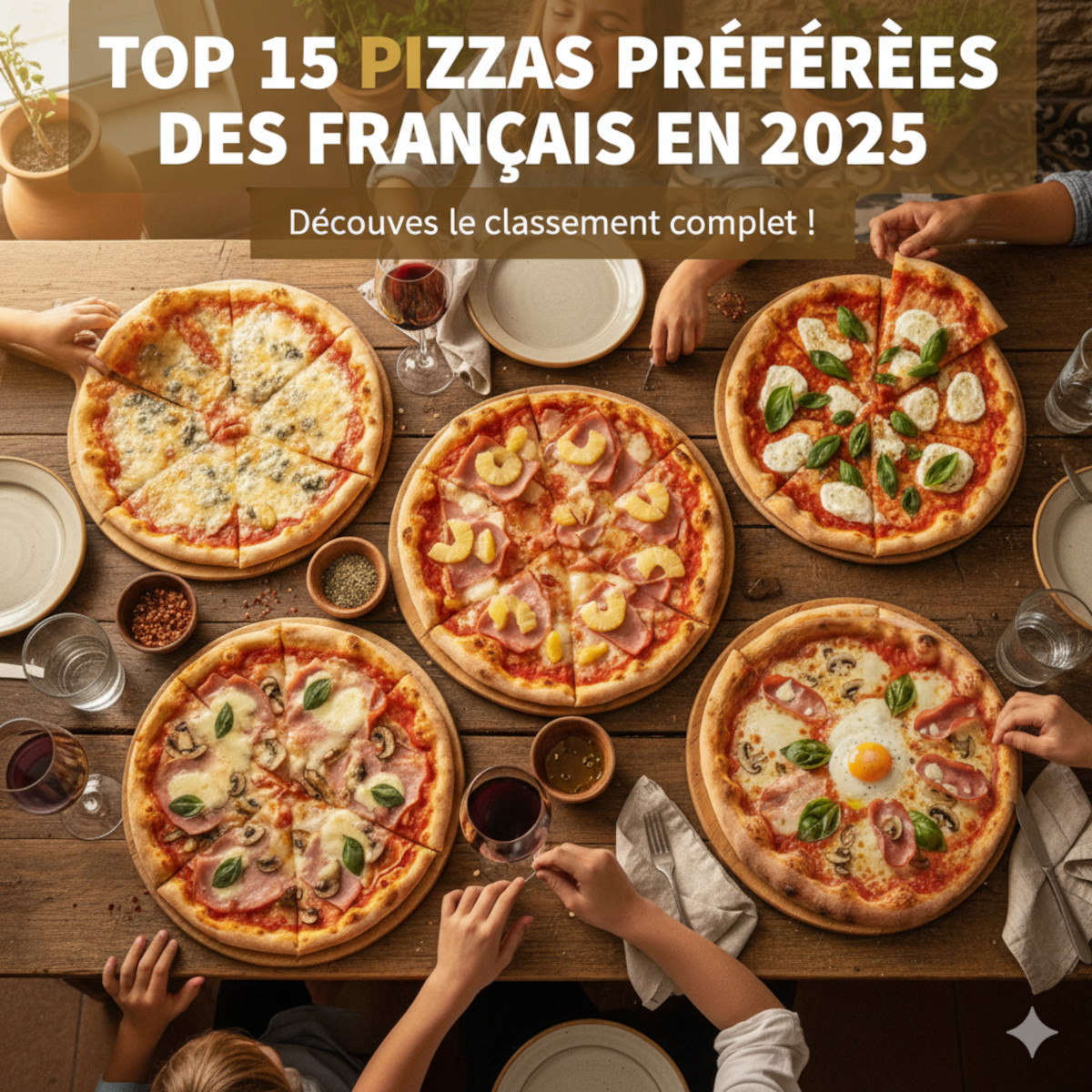 15 pizzas préférées des Français en 2025 : le guide complet