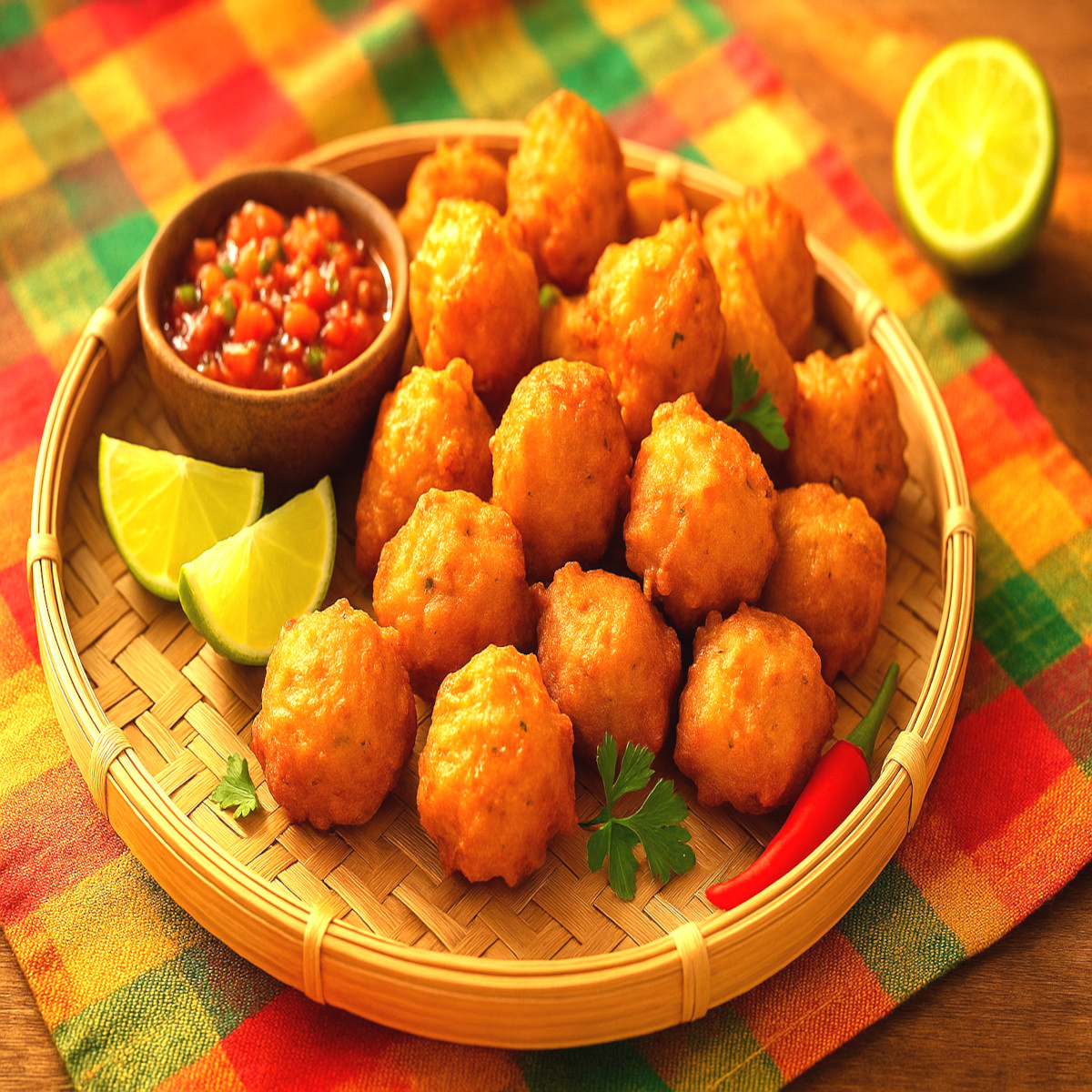 Accras de morue réunionnais : recette croustillante facile