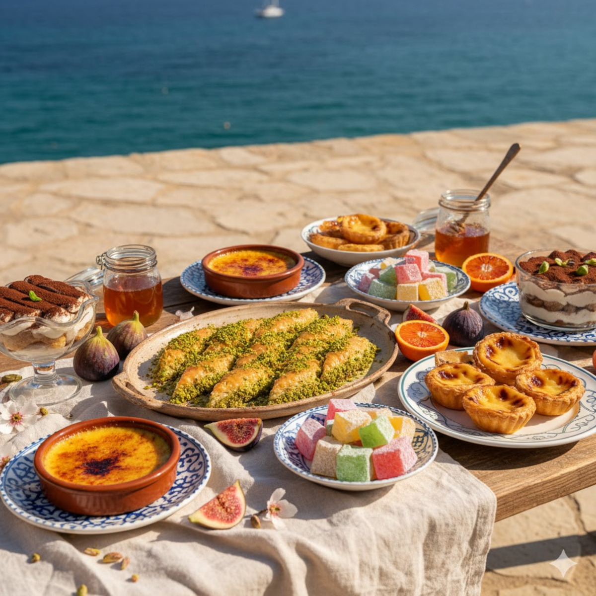 Desserts méditerranéens, douceurs du soleil et traditions