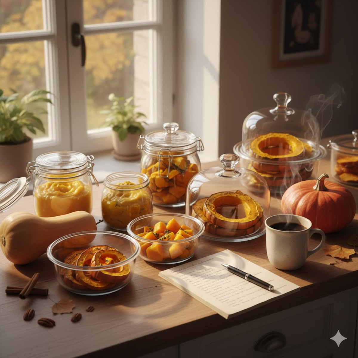 Batch cooking novembre : 7 plats aux courges prêts pour la semaine
