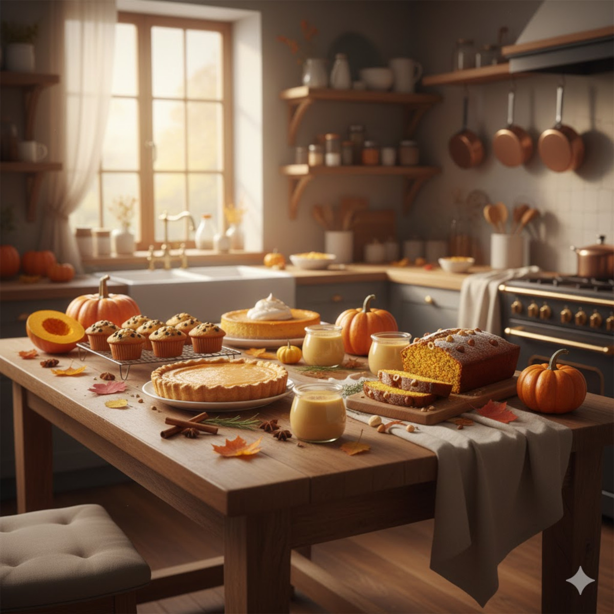 Desserts aux courges : tartes sucrées et douceurs d'Automne