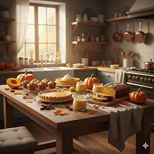 Desserts aux courges : tartes sucrées et douceurs d'Automne