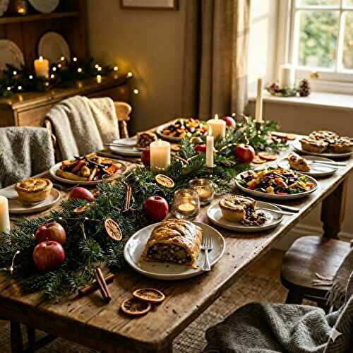 Menu de Noël végétarien : recettes festives faciles & économiques