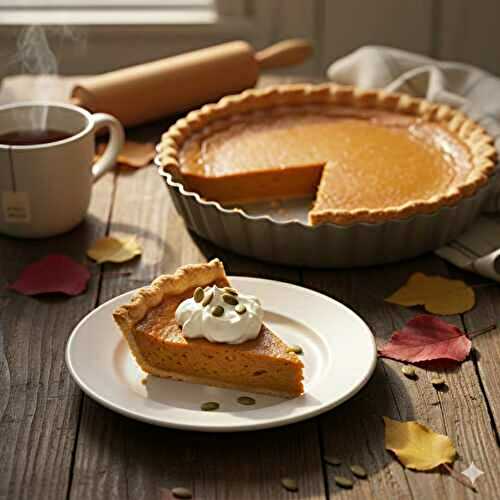Pumpkin pie recette américaine authentique et crémeuse