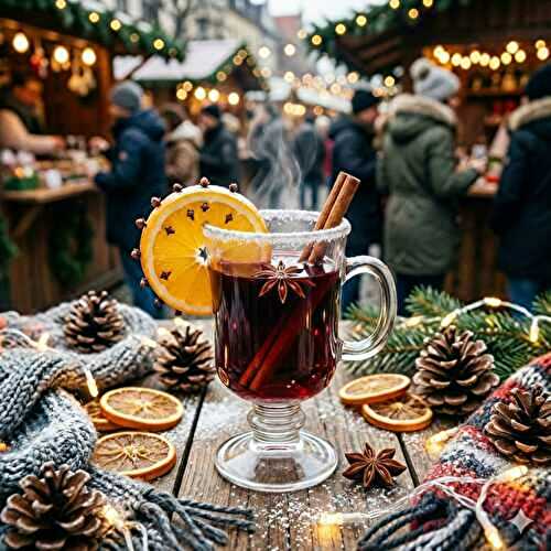 Vin chaud traditionnel aux épices - Recette alsacienne authentique