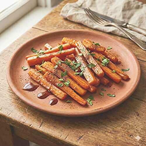 Carottes rôties miel et cannelle : fondantes & caramélisées