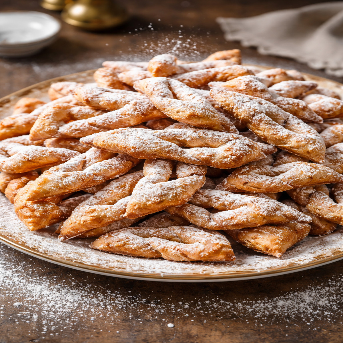 Bugnes lyonnaises croustillantes de grand-mère prête en 20 min