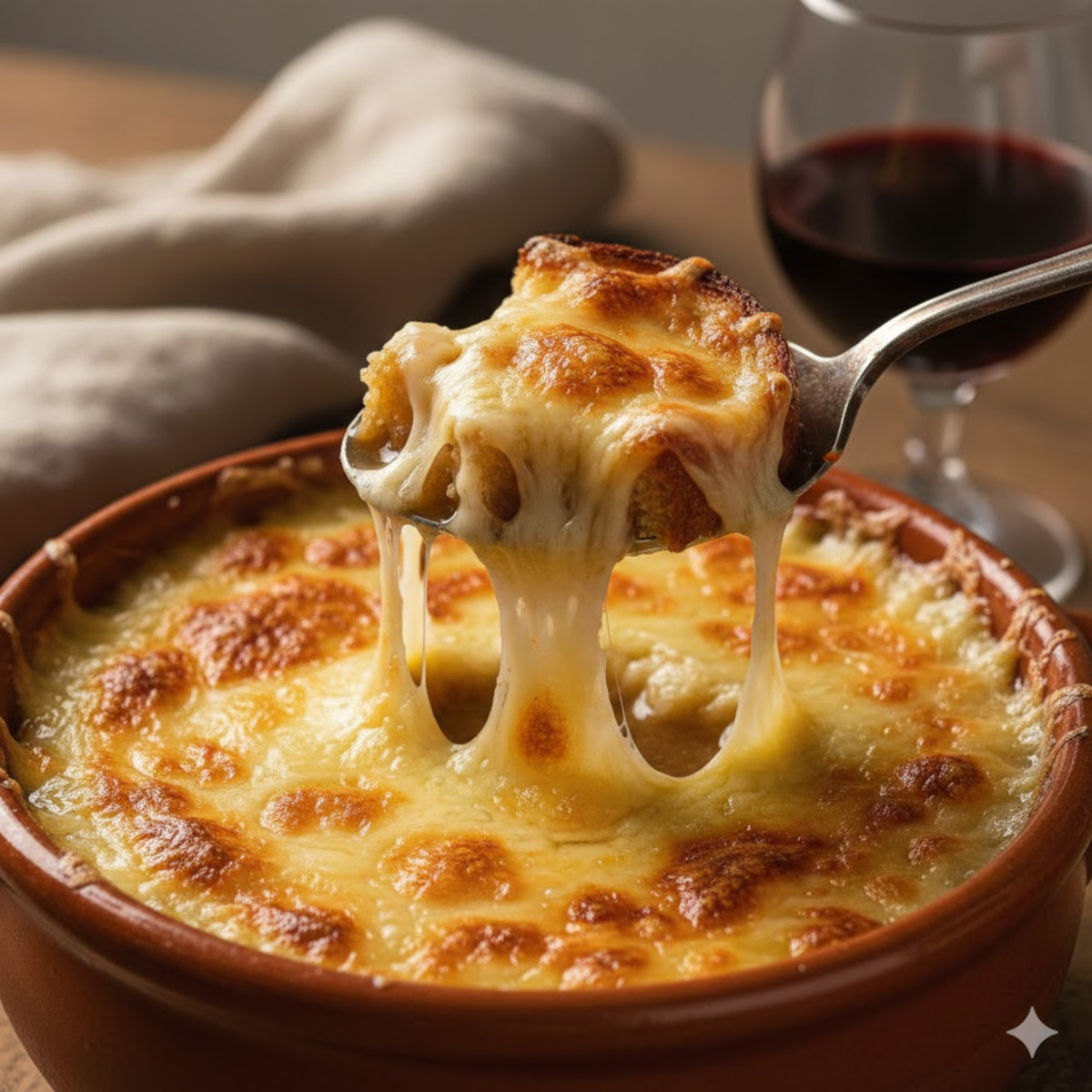 Soupe à l'oignon au Beaufort : la recette de grand-mère en 60 min