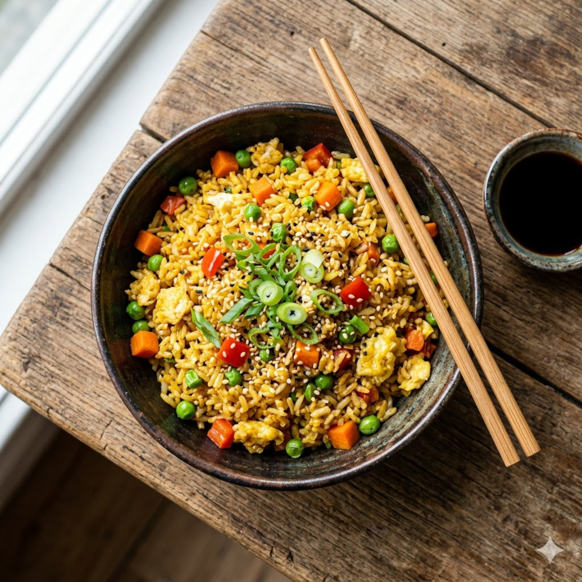 Riz sauté aux légumes et œuf : la méthode wok en 15 min