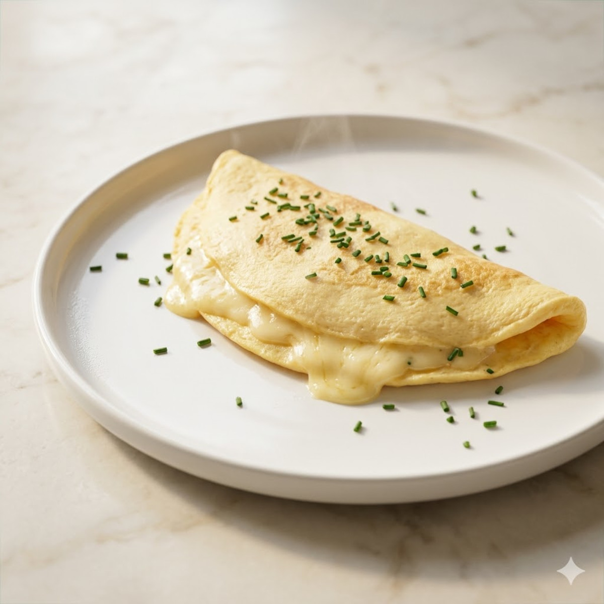 Omelette au fromage baveuse : la recette infaillible