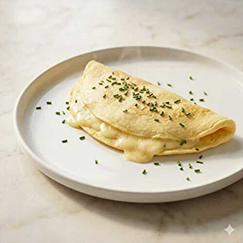 Omelette au fromage baveuse : la recette infaillible