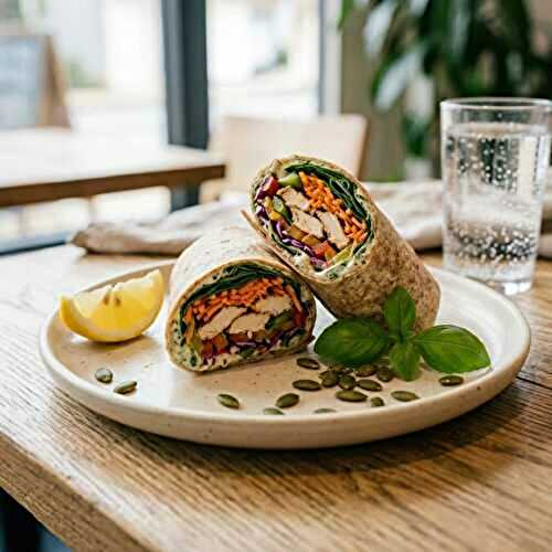 Wrap froid express : recette lazy girl sans cuisson en 10 min