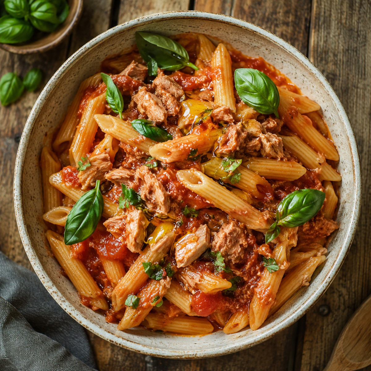 Pâtes au thon tomate pas cher en 15 min