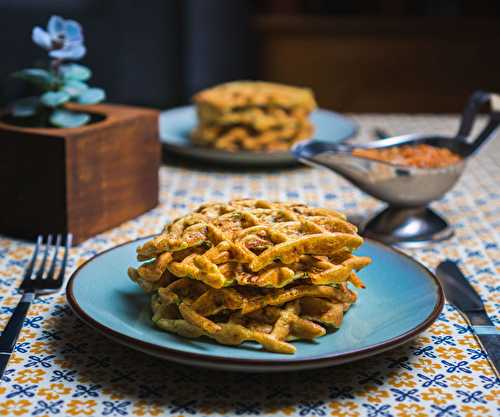 Gaufres Salées à la Courgette