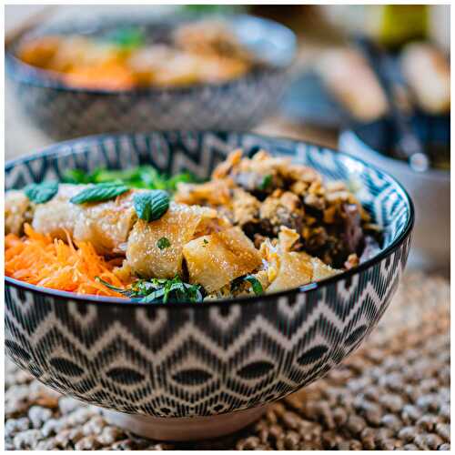 Bo Bun Vietnamien - Bœuf sauté aux vermicelles de riz