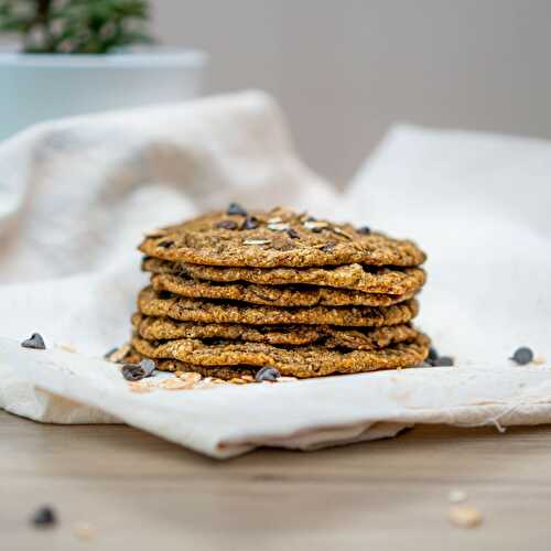 Cookies vegan extra-fins aux pépites de chocolat