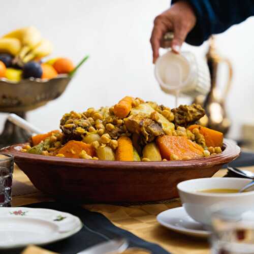 Couscous marocain à la viande de bœuf - Eldorami